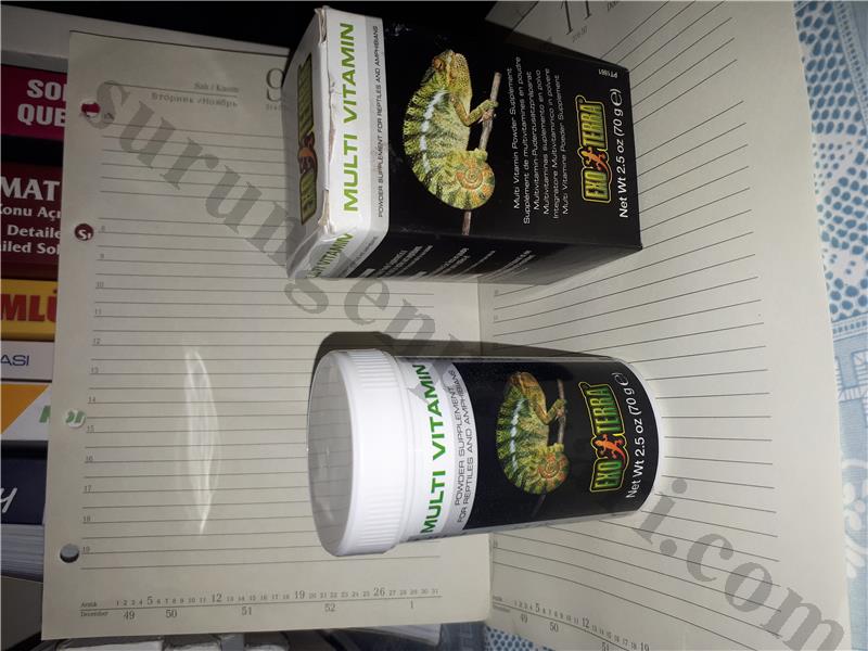 EXO TERRA MULTIVITAMIN, ZOO MED D3 SUZ KALSIYUM  