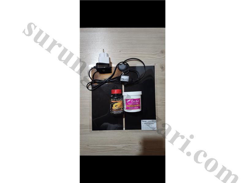 Repashy Calcium plus ısıtıcı ped ve rep-cal d vitaminli kalsiyum