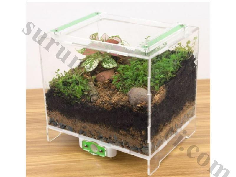 sürüngen ve böcekleriniz için premium seri 190x90x190 mm Outworld