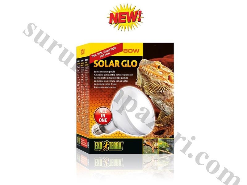 Exo Terra UVB Lamba Solar Glo 80w (Yeni Ürün Uvb Lamba ve Isıtma Birarada)